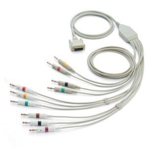 Cable de 10 Puntas para Electrocardiógrafos CP50, CP150 y AT-1 AHA Banana WELCH ALLYN