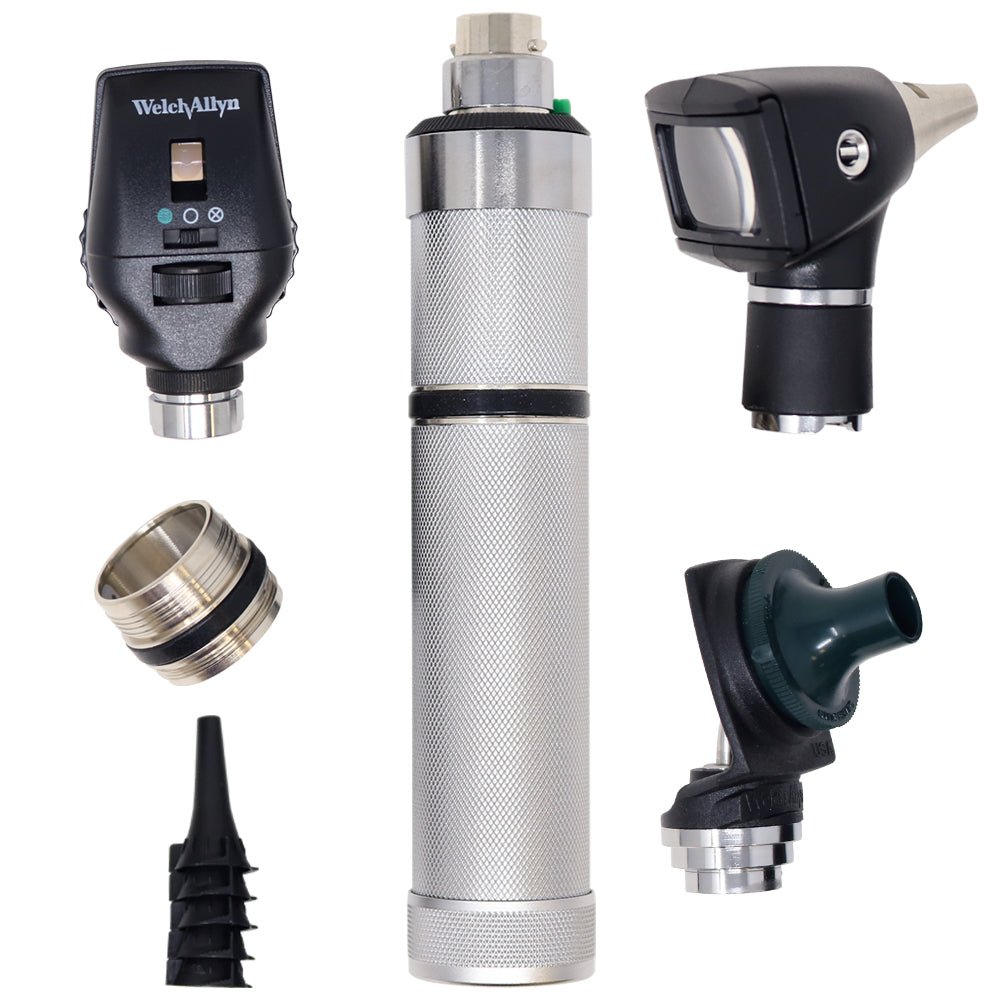 Estuche de Diagnóstico Recargable Halógeno 3.5 V con Oftalmoscopio Coaxial, Otoscopio 20000 y Rinoscopio WELCH ALLYN - Imagen 1
