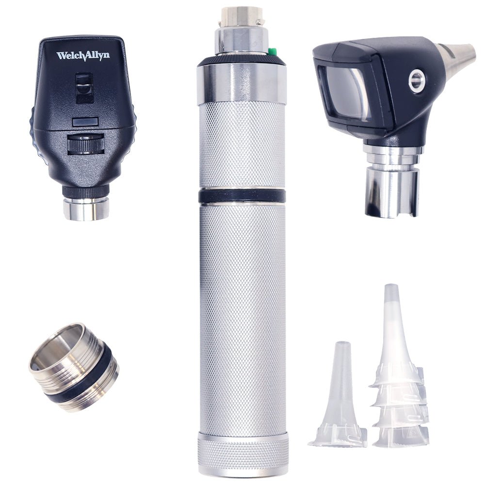 Estuche de Diagnóstico Recargable Halógeno 3.5 V con Oftalmoscopio Standard, Otoscopio 25020 y Mango Convertible WELCH ALLYN - Imagen 1