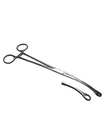 Pinza Forester Anillo Grande Curva 24 cm HERGOM - Imagen 1